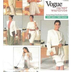 Vogue Sewing Pattern 2245 Jacket Dress Top Shorts Pants Misses Size 6-10